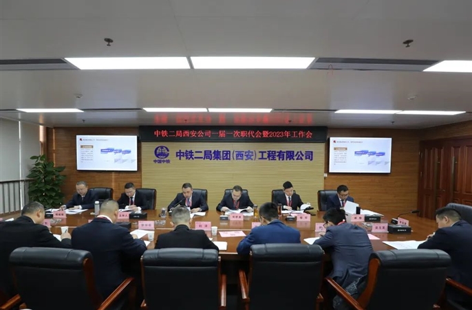 中铁二局西安公司一届一次职代会暨2023年工作会胜利召开